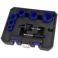 PTI 9pc Plumbers Holesaw Kit