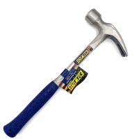 ESTWING Ultra Series Hammer - 19 oz Rip Claw Framer with Smooth Face &  Shock Reduction Grip - EB-19S,Blue