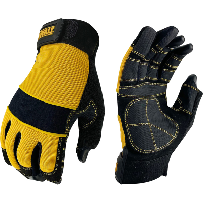 Dewalt Black Performance 3 Finger Work Glove Large