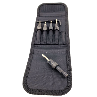 PTI 5pc Drill and Countersink Set