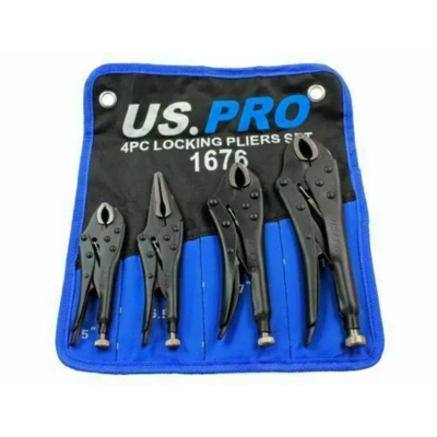 US Pro 4pc Locking Pliers