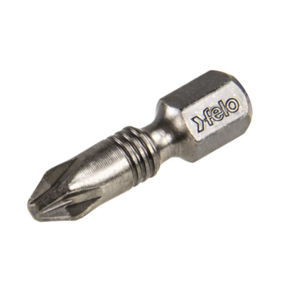 Felo PZ2 x 25mm Impact Screwdriver Bit  Pack of 2