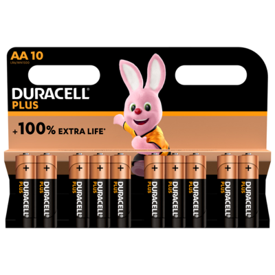 Duracell AA PLUS POWER Batteries 10 Pk