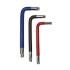 US Pro 9pc Multicoloured Metric Long Ball end Hex Key Set Loose