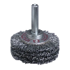 SIT 70mm x 9mm x 6mm Shaft Steel Chrimped Wheel Brush GG72